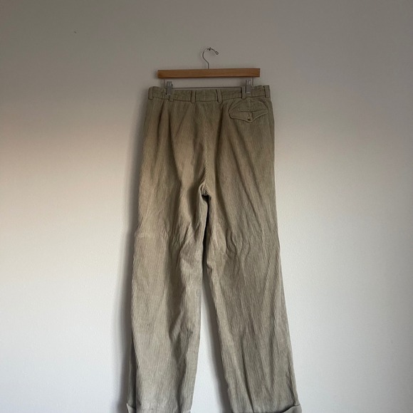 Burberry Beige Corduroy Cotton Trouser Pants Size - Picture 12 of 16